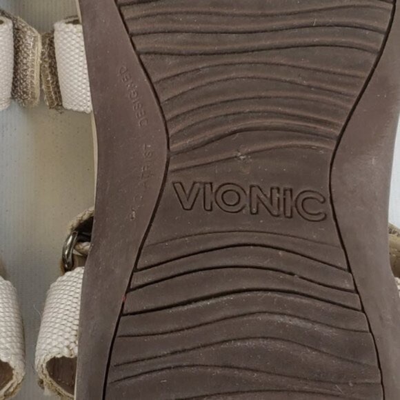 Vionic Candace Sandal Outdoor Comfort Tan - Picture 3 of 5